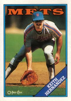 1988 O-Pee-Chee Baseball Cards 068      Keith Hernandez